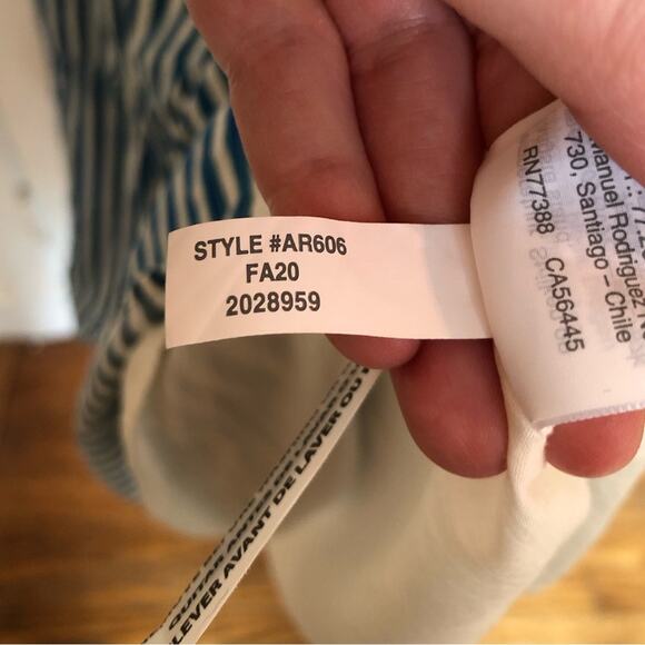 J.Crew Striped Tiered Cotton Dobby Midi Dress - Picture 9 of 10